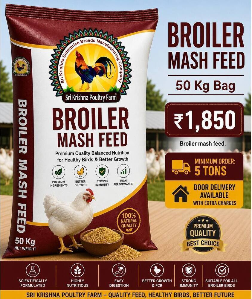 Broiler Mash Feed 50 kg