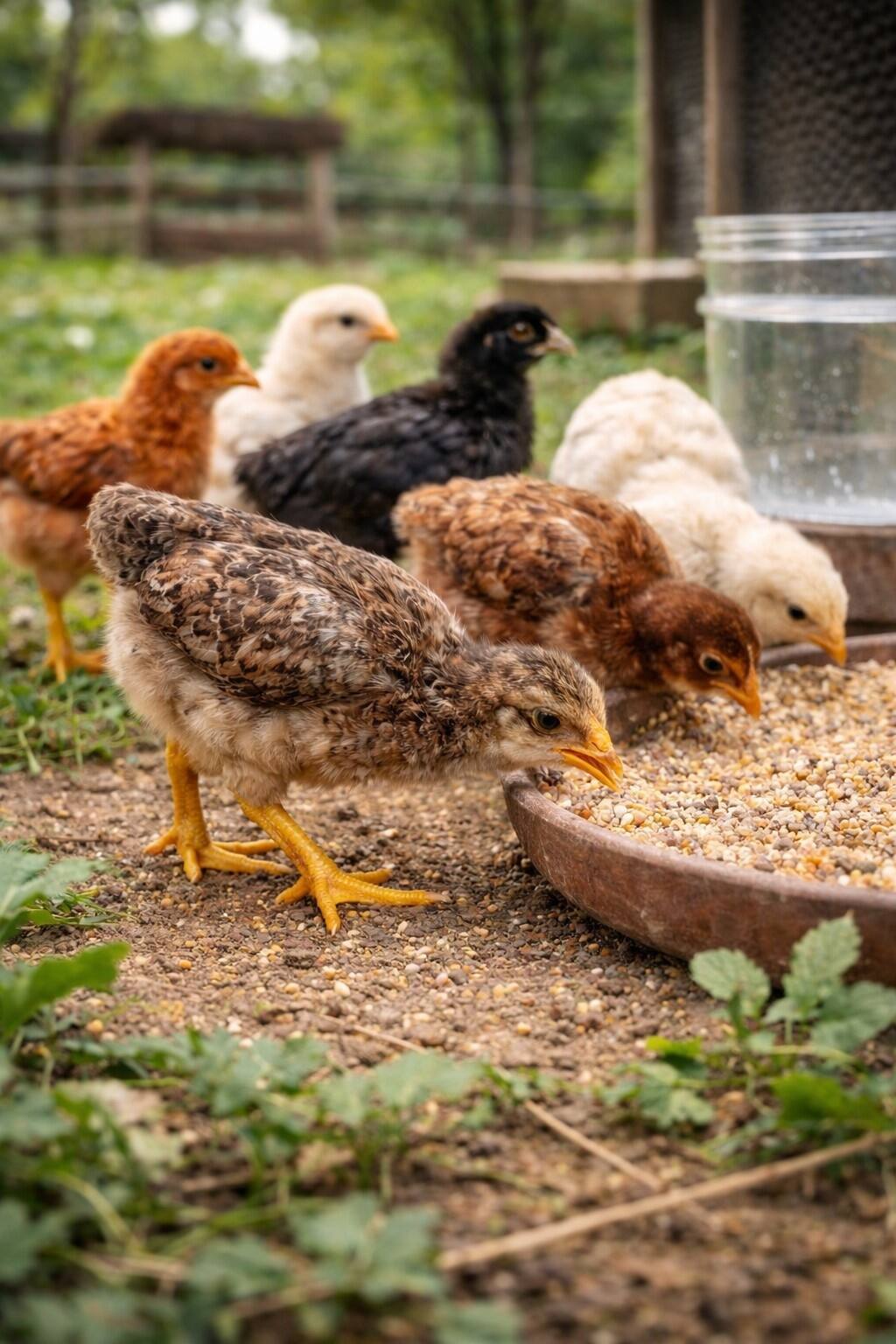 One-Month-Old Chicks