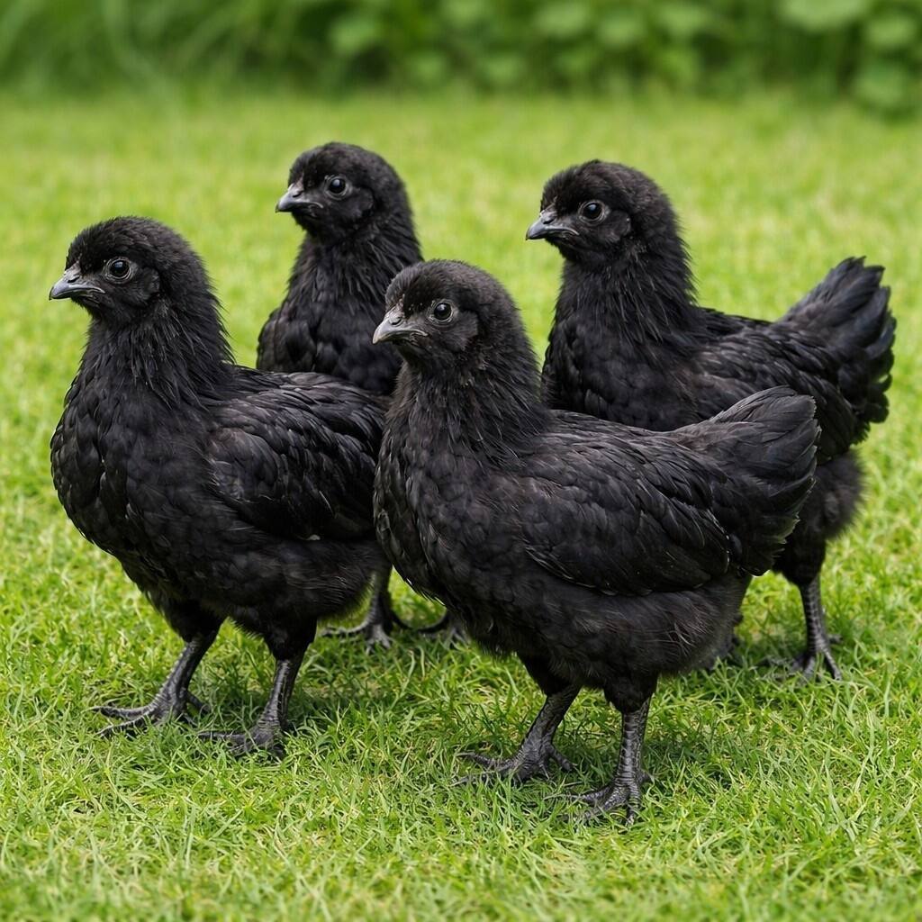 One-Month-Old Chicks