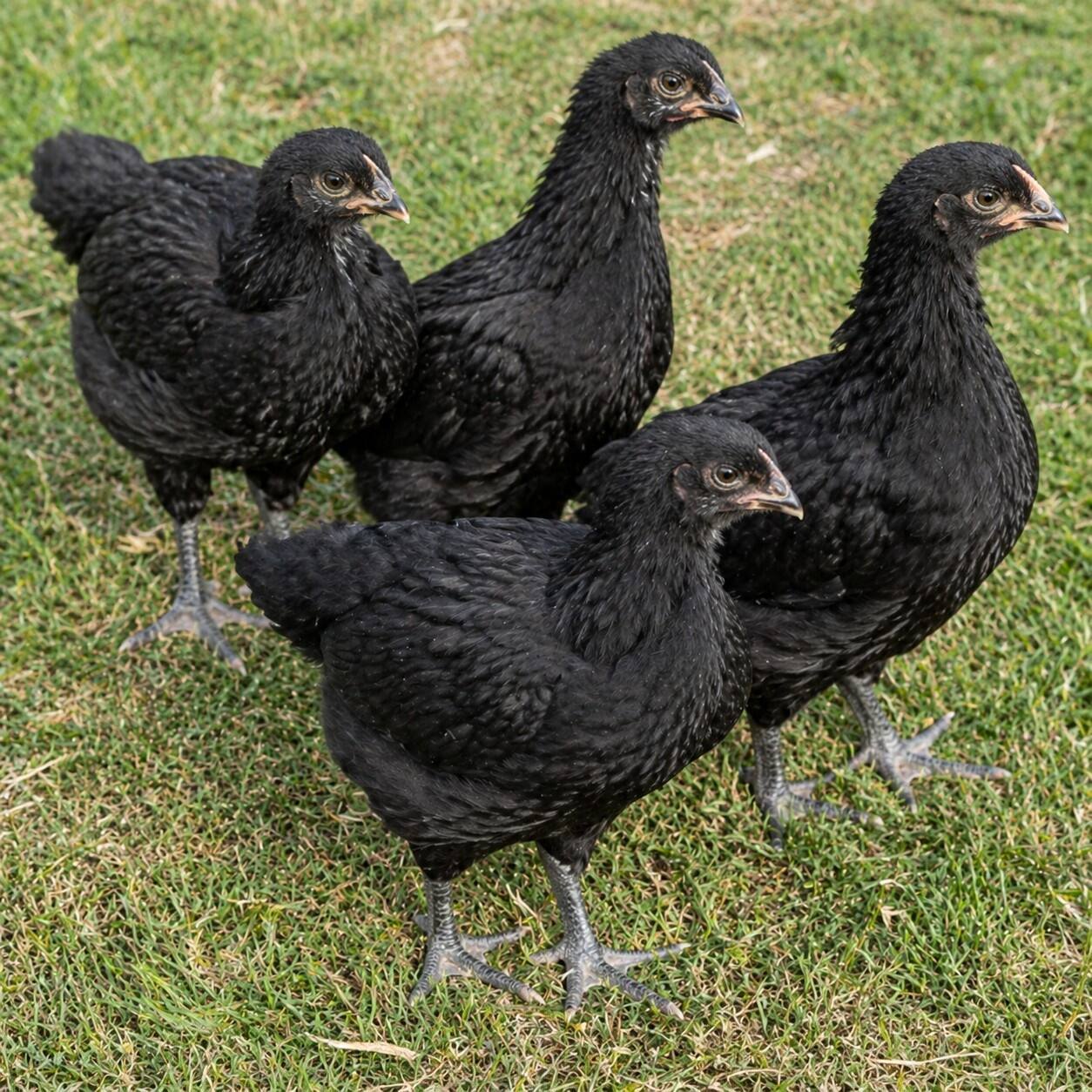 One-Month-Old Chicks