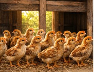 One-Month-Old Chicks