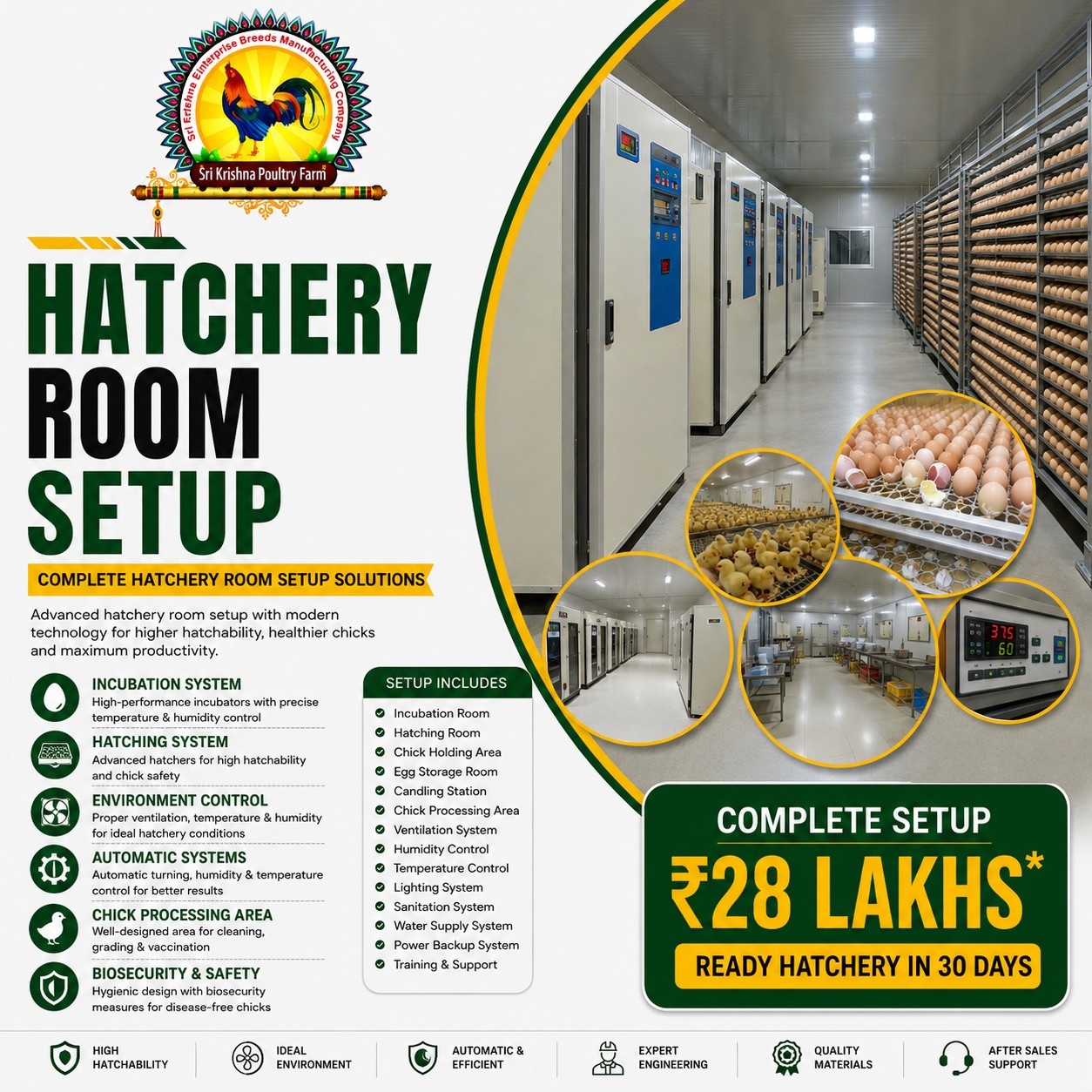 Hatchery Room Setup