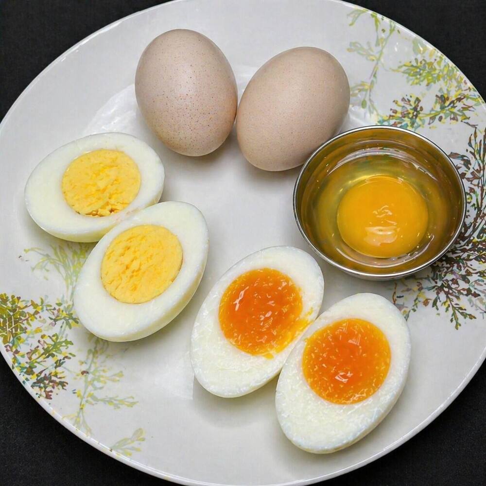 Kala Aseel Eating Eggs