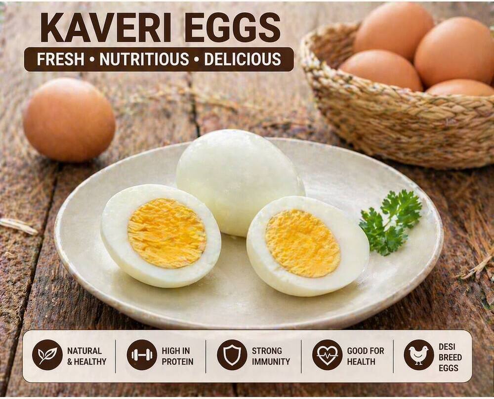Kaveri Eating Eggs