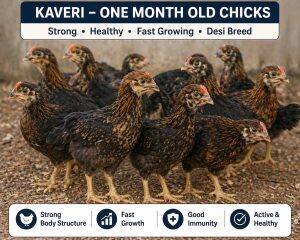 One-Month-Old Chicks