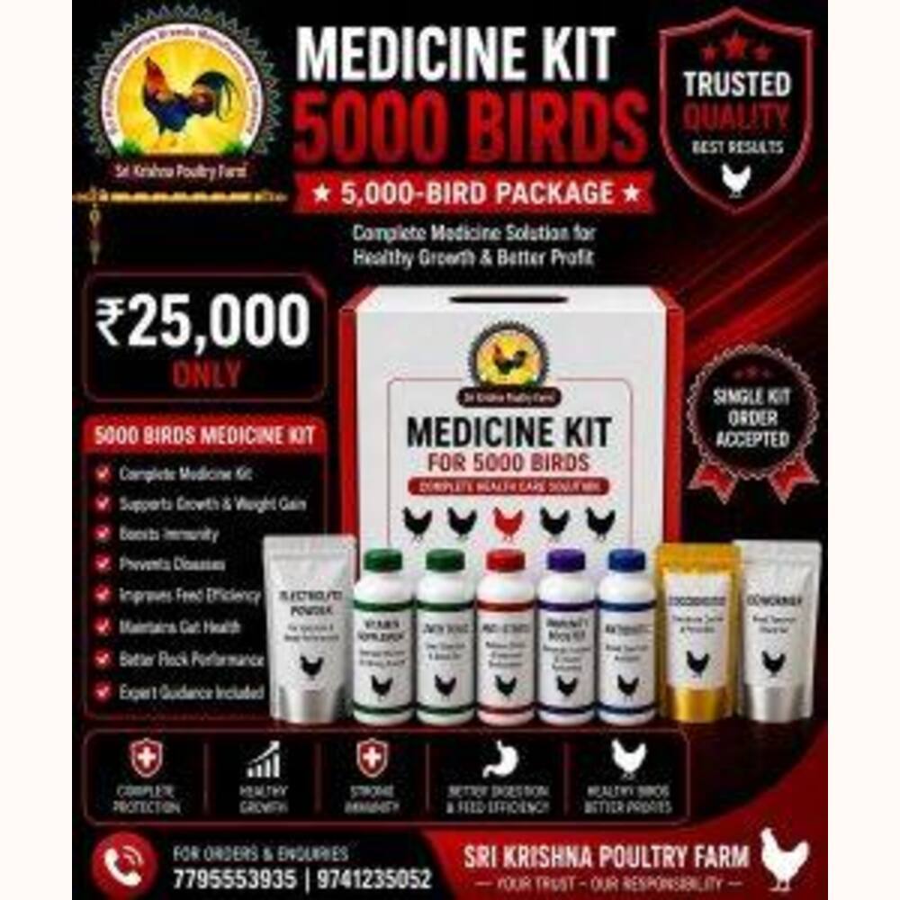 5000 Birds Bulk Medicine Support Package