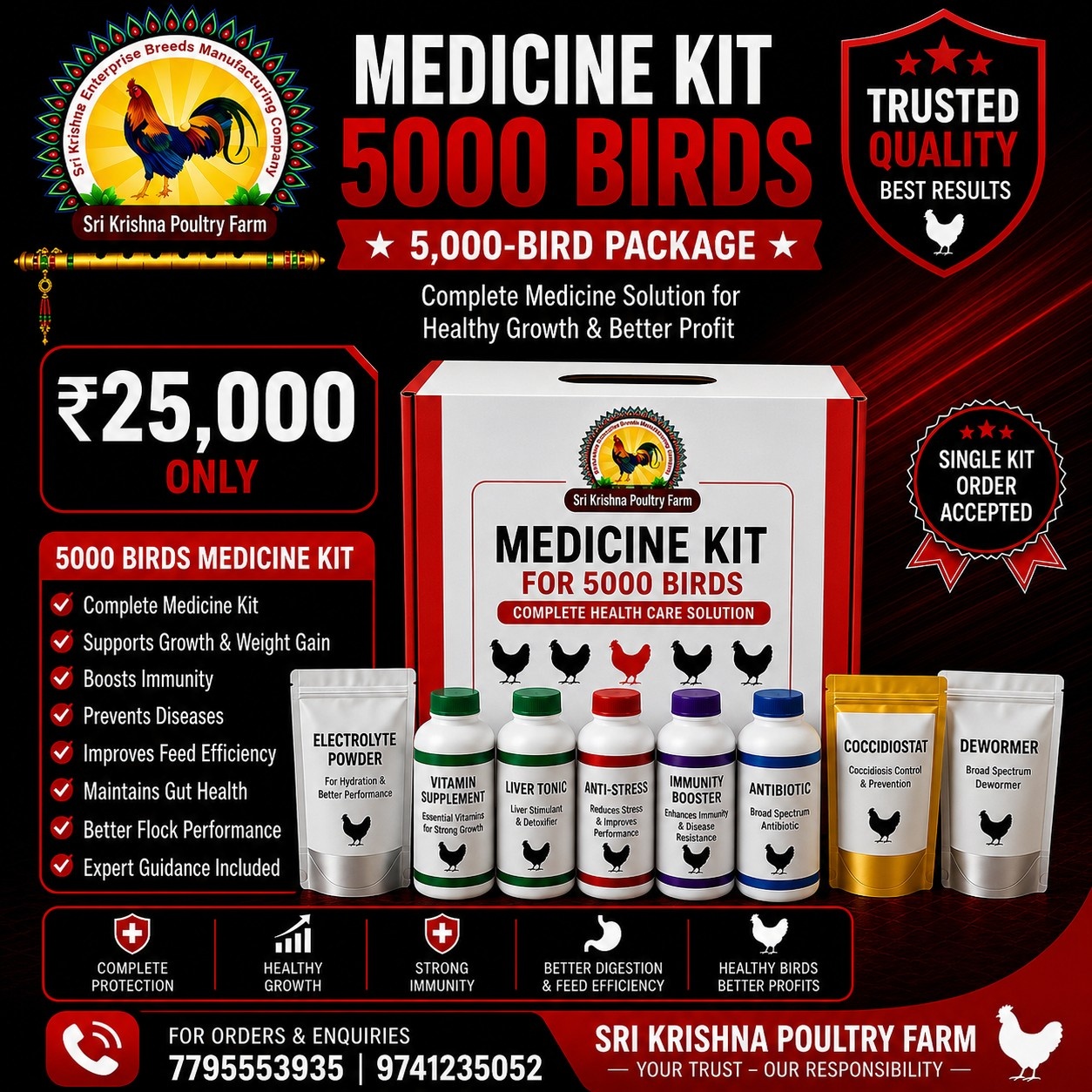 5000 Birds Bulk Medicine Support Package