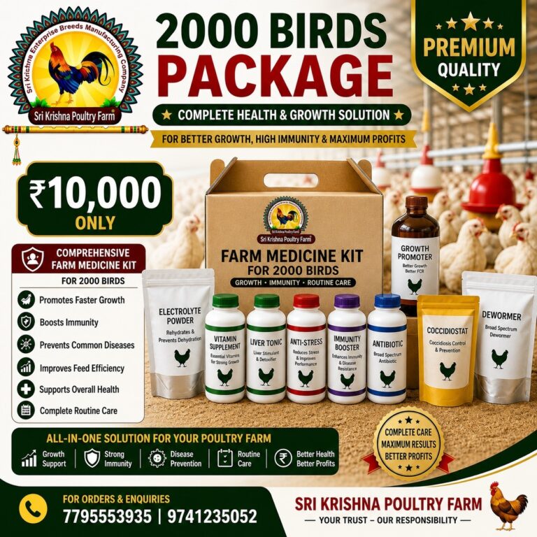 2000 Birds Farm Medicine Kit – Complete Health & Growth Solution