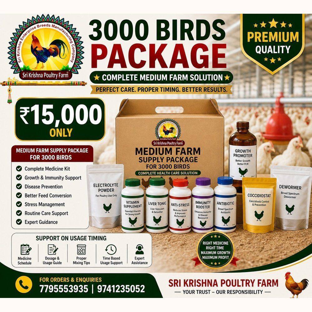 Medicine Kit for 3000 Birds