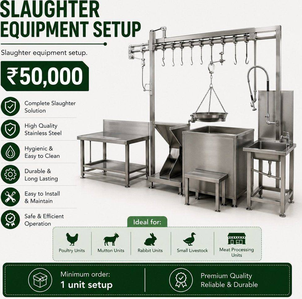 Slaughter Equipment Setup