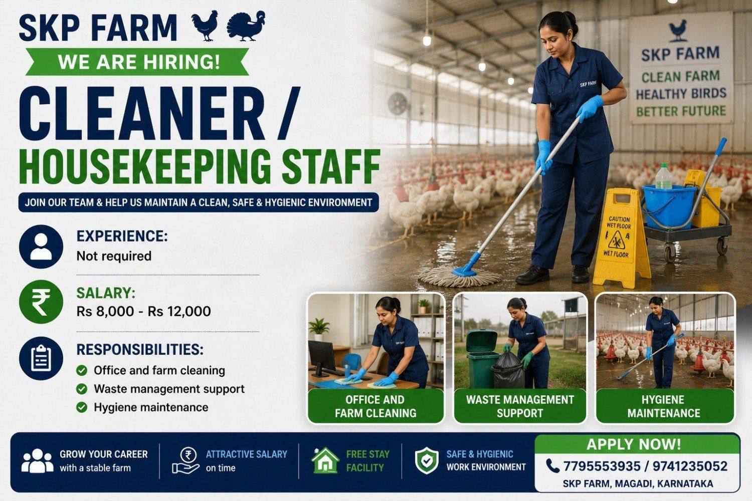 Cleaner/Housekeeping Staff
