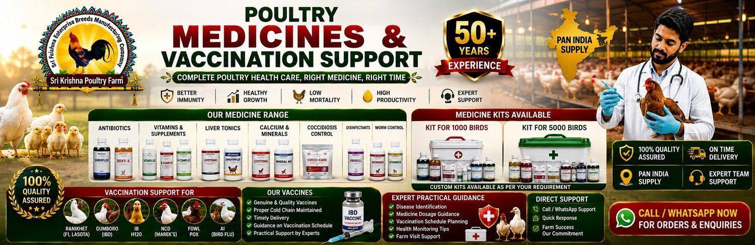 Poultry Medicines & Vaccination Support