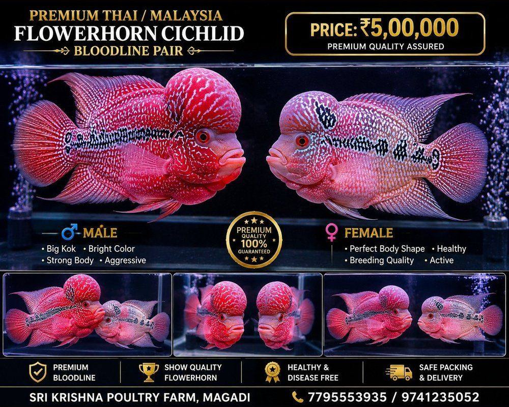 Flowerhorn Cichlid