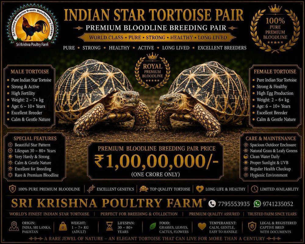 Indian Star Tortoise
